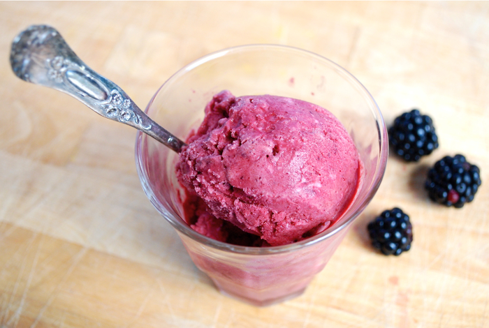 blackberry sherbet