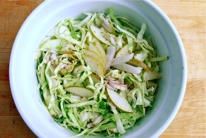 pear cabbage slaw