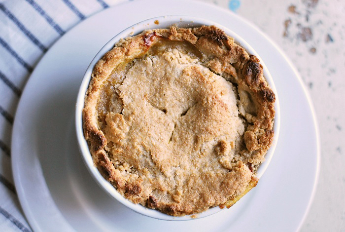 chicken pot pie with winter vegetables