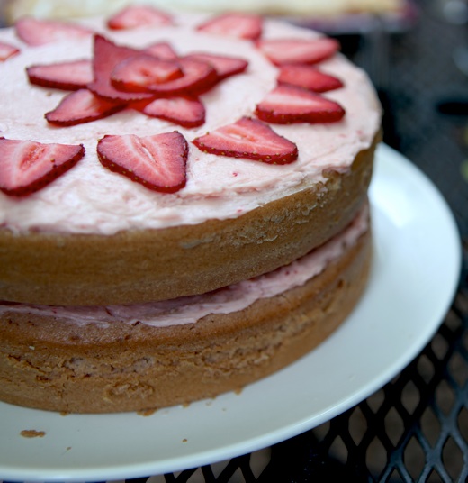 strawberry cake