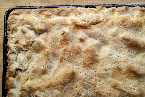 Apple slab pie recipe, via brooklynsupper.net; © Brooklyn Supper 2012, all rights reserved