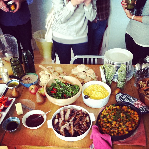 Brunch for Barack spread; image by Veronica Chan