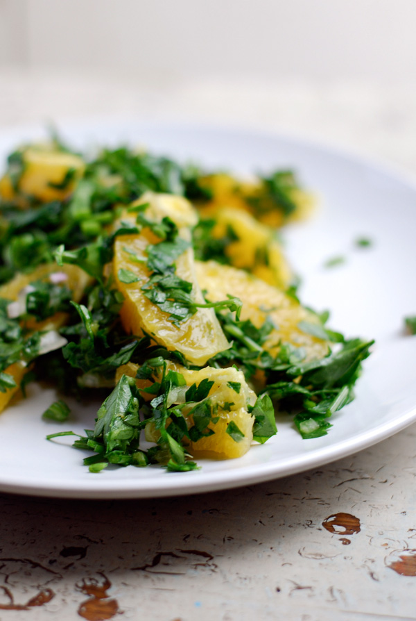 parsley orange salad // brooklyn supper