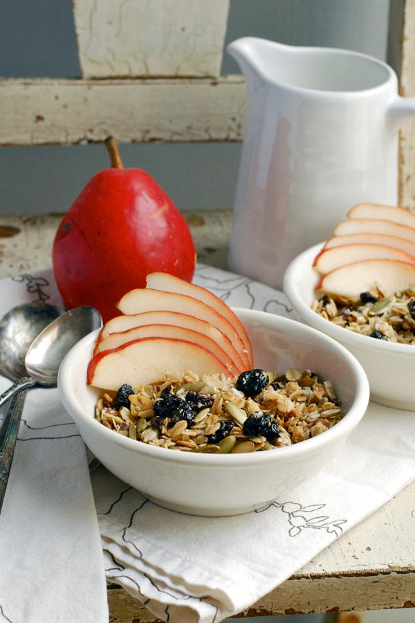 tart cherry & cacao nib granola // brooklyn supper