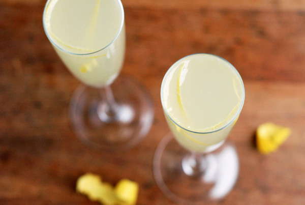 juniper-infused french 75 // brooklyn supper