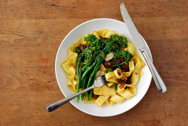 beef shank ragu with broccolini // brooklyn supper