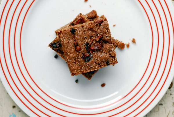 dried cherry and cacao nib brownies // brooklyn supper