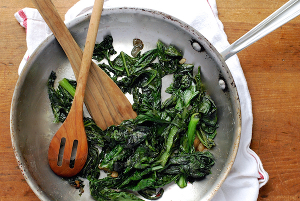 sautéed mustard greens // brooklyn supper