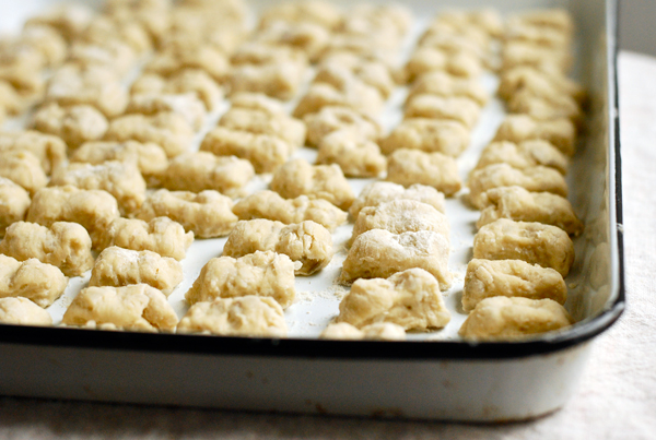 sun choke gnocchi with sautéed kale // brooklyn supper