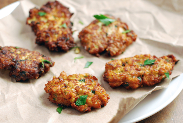 toasted millet and cauliflower fritters // brooklyn supper