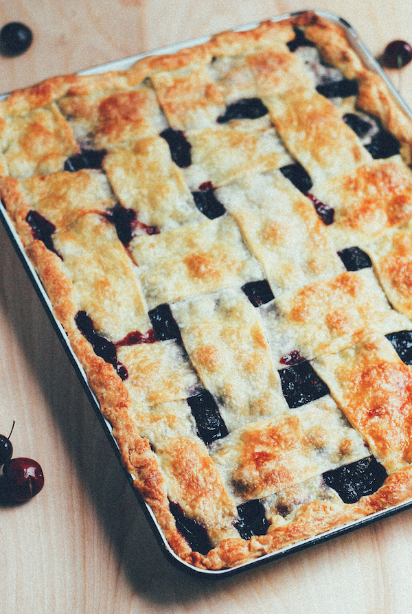 bing cherry slab pie // brooklyn supper