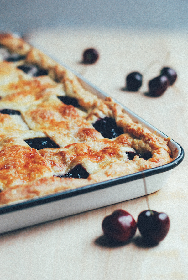 bing cherry slab pie // brooklyn supper