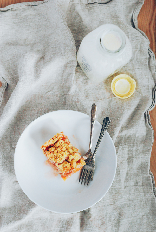 peach crumb slab pie // brooklyn supper