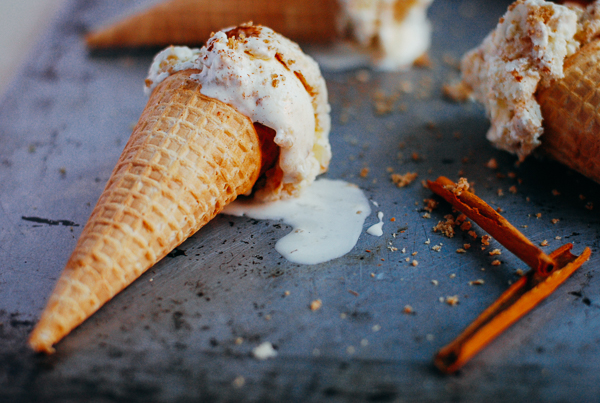 apple crisp ice cream // brooklyn supper