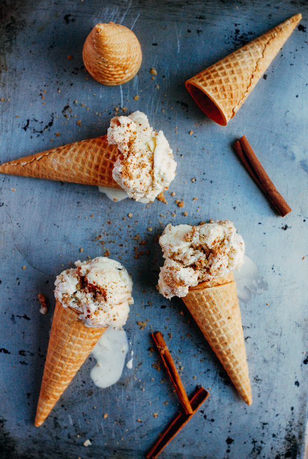 apple crisp ice cream // brooklyn supper