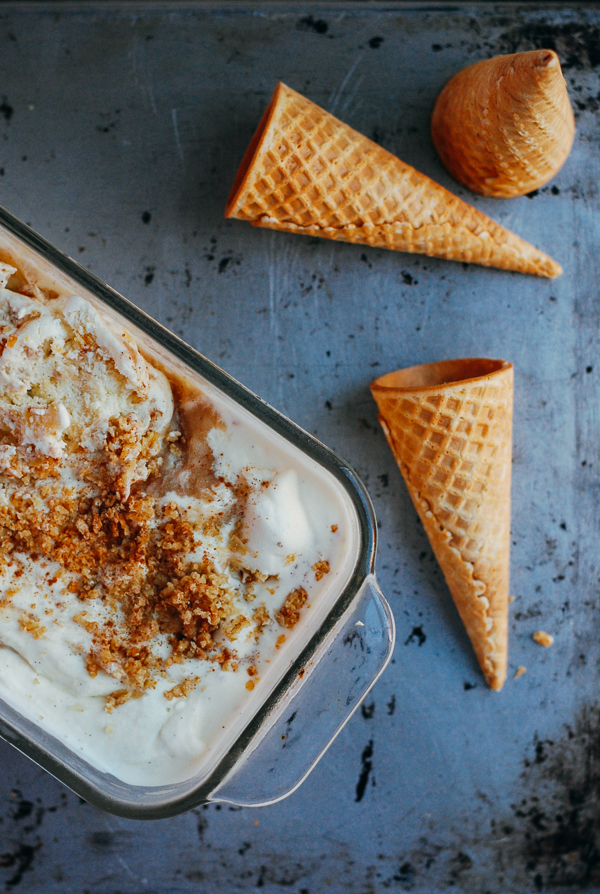 apple crisp ice cream // brooklyn supper