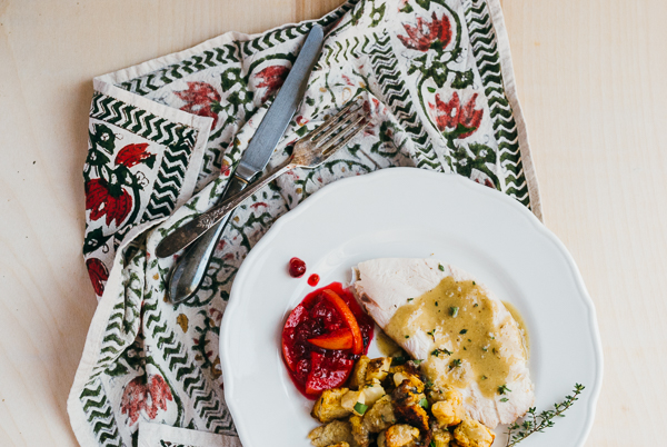celery root stuffing with roasted meyer lemons // brooklyn supper