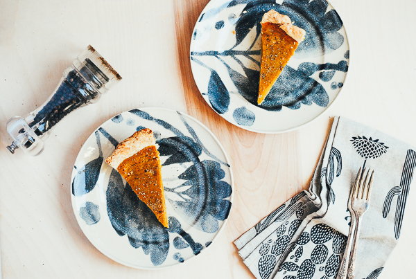 kabocha squash pie with black pepper and ginger // brooklyn supper