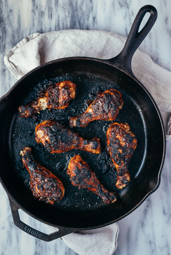 roasted chicken legs with caribbean-style barbecue sauce // brooklyn supper