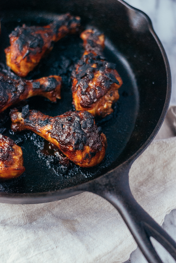 roasted chicken legs with caribbean-style barbecue sauce // brooklyn supper