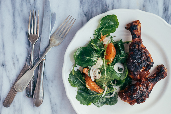 roasted chicken legs with caribbean-style barbecue sauce // brooklyn supper