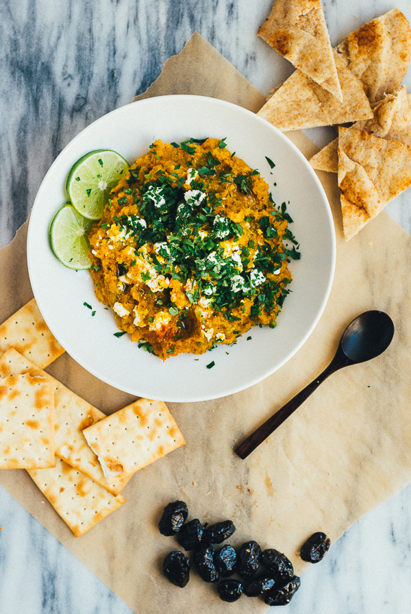 roasted golden beet and carrot dip // brooklyn supper