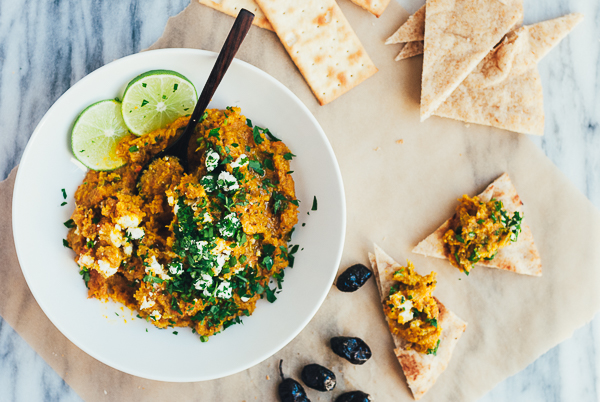 roasted golden beet and carrot dip // brooklyn supper