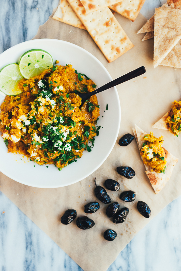 roasted golden beet and carrot dip // brooklyn supper