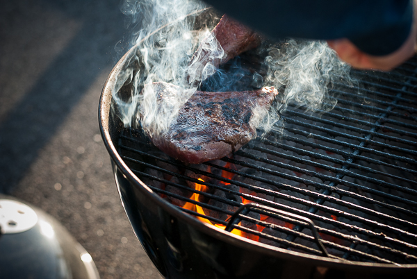 grilled steaks with horseradish herb butter // brooklyn supper