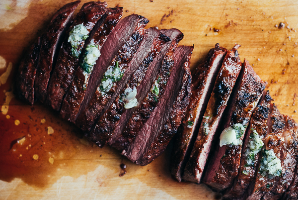 grilled steaks with horseradish herb butter // brooklyn supper