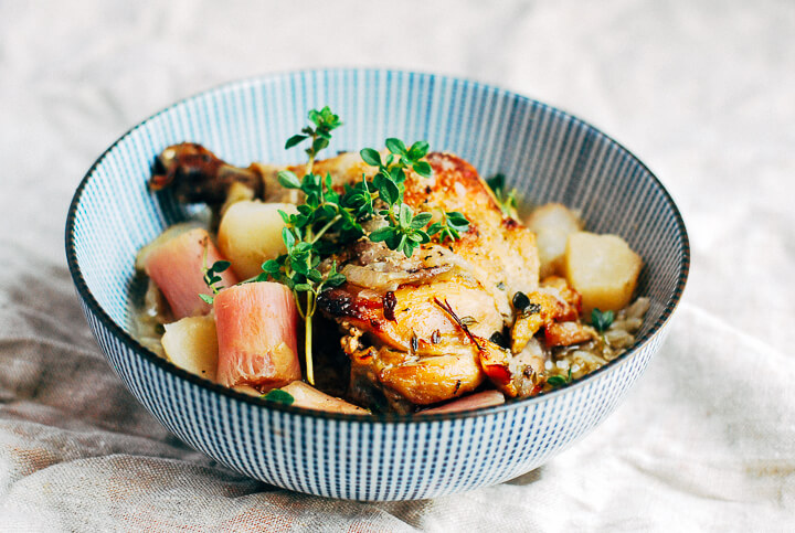 braised chicken legs with turnips and radishes // brooklyn supper