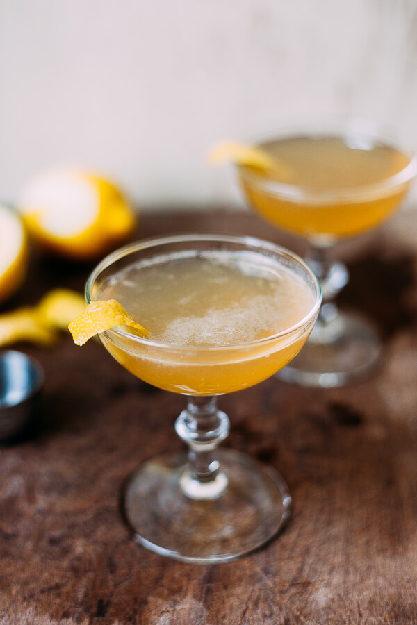 bourbon sidecar cocktails // brooklyn supper