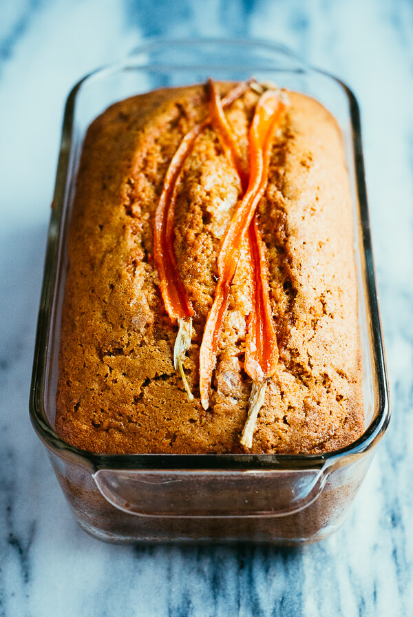 olive oil carrot bread with candied carrots // brooklyn supper