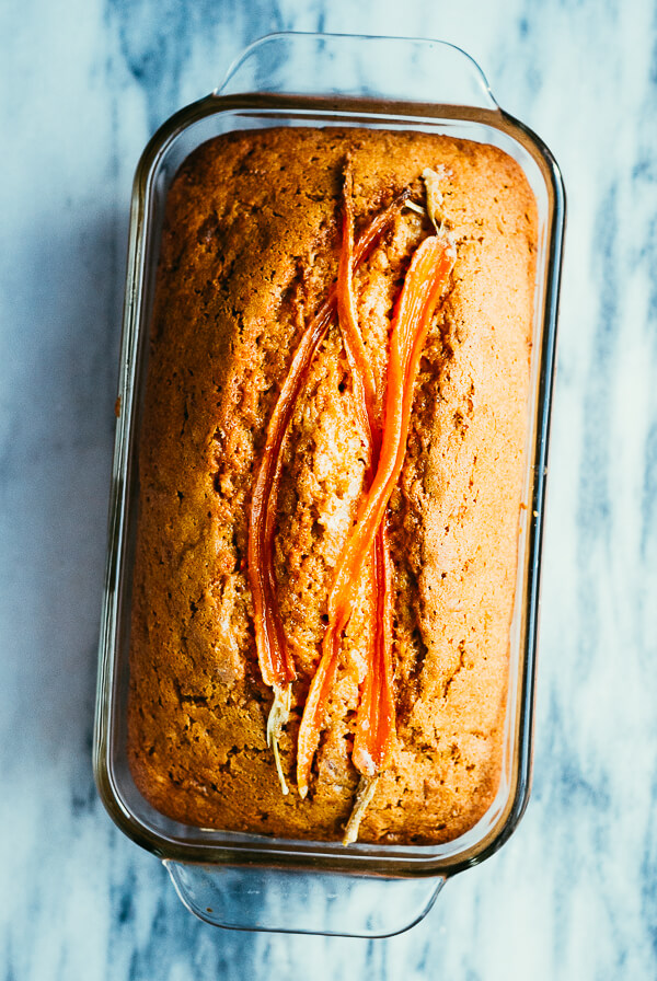 olive oil carrot bread with candied carrots // brooklyn supper