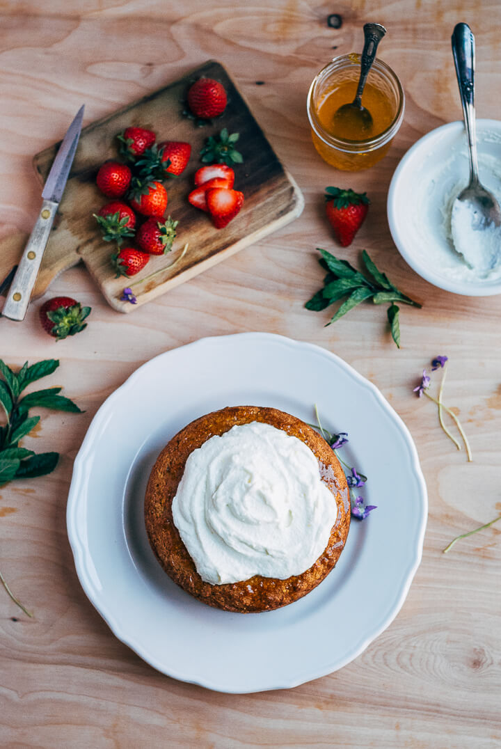 ricotta strawberry cake // brooklyn supper