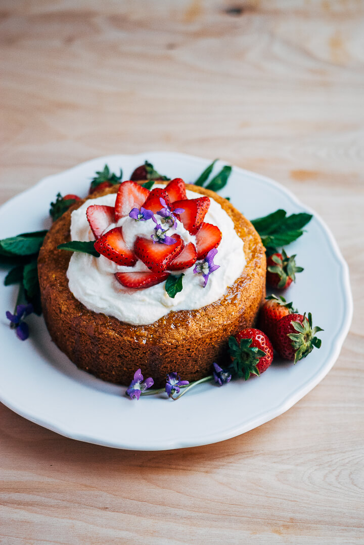 ricotta strawberry cake // brooklyn supper