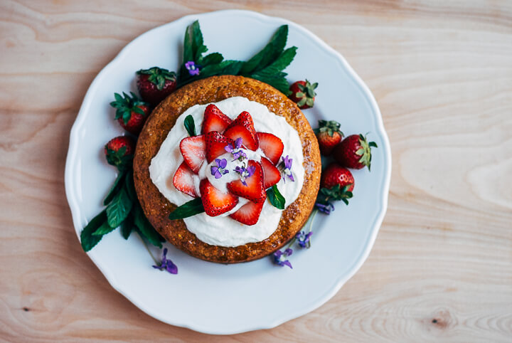 ricotta strawberry cake // brooklyn supper