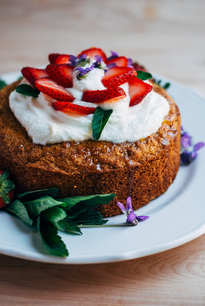 ricotta strawberry cake // brooklyn supper