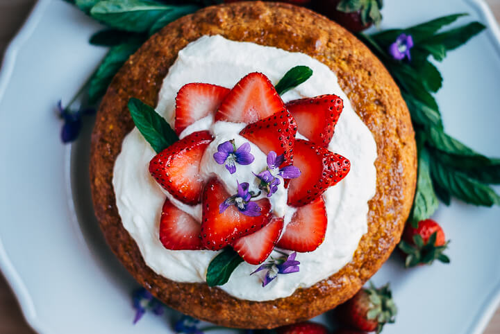 ricotta strawberry cake // brooklyn supper