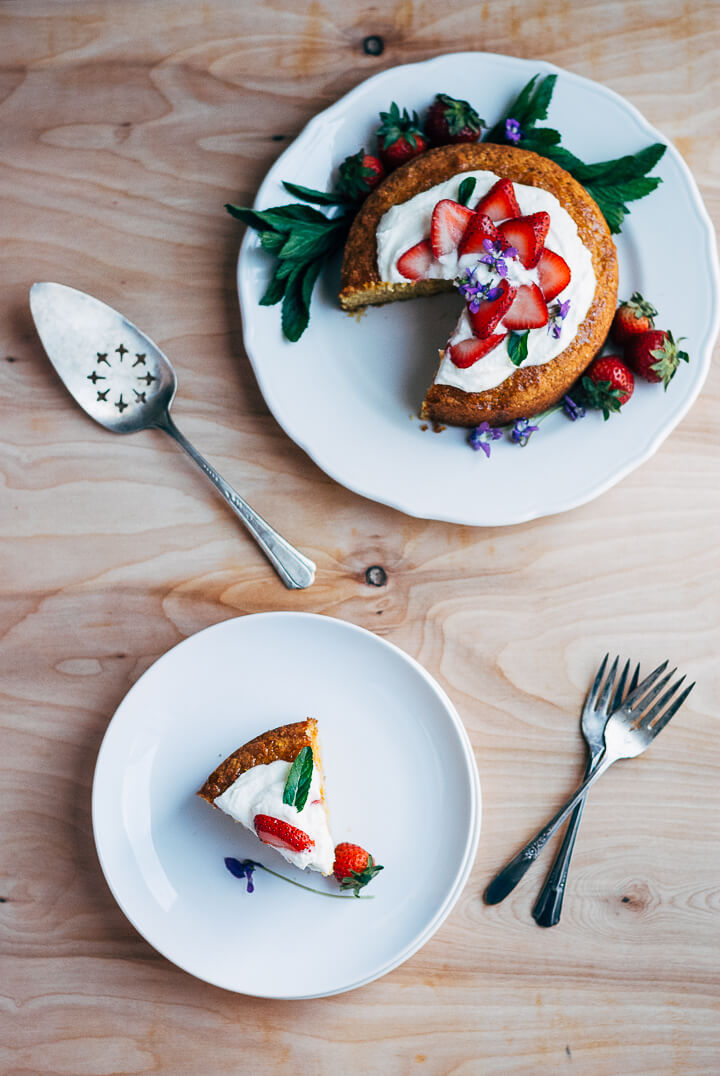 ricotta strawberry cake // brooklyn supper