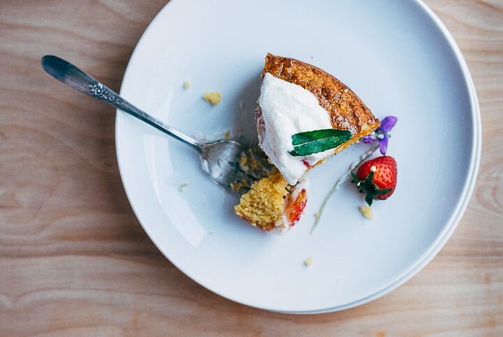 ricotta strawberry cake // brooklyn supper