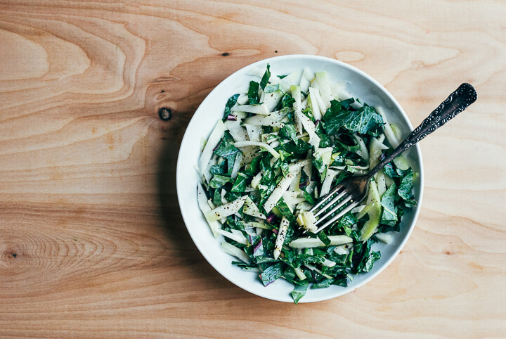 kohlrabi salad // brooklyn supper