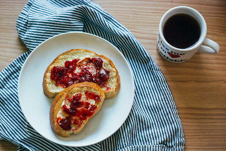 strawberry balsamic jam // brooklyn supper