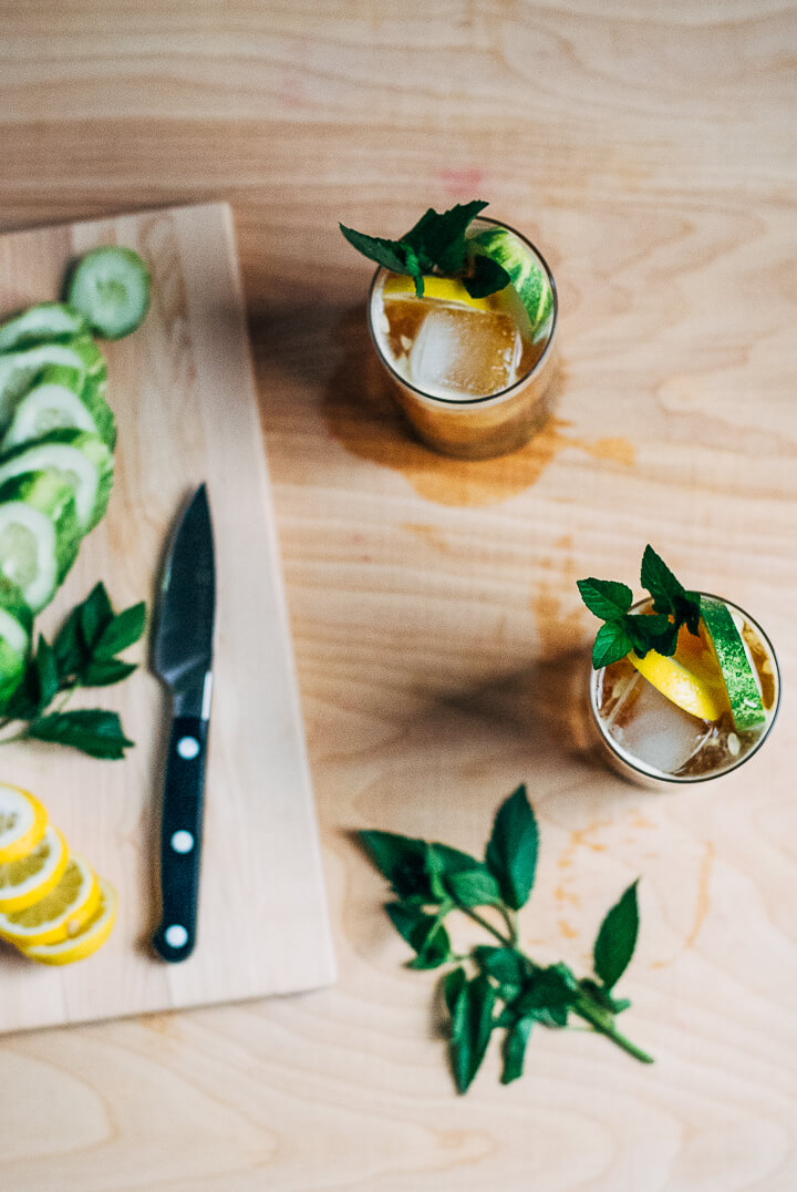 simple pimm's cups // brooklyn supper