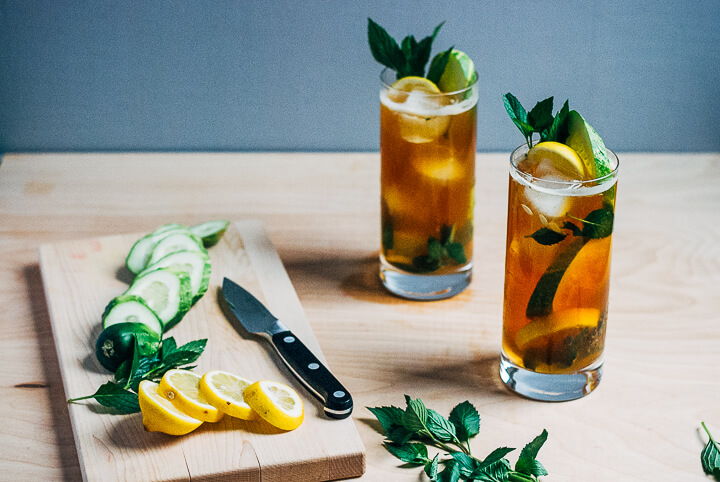 simple pimm's cups // brooklyn supper