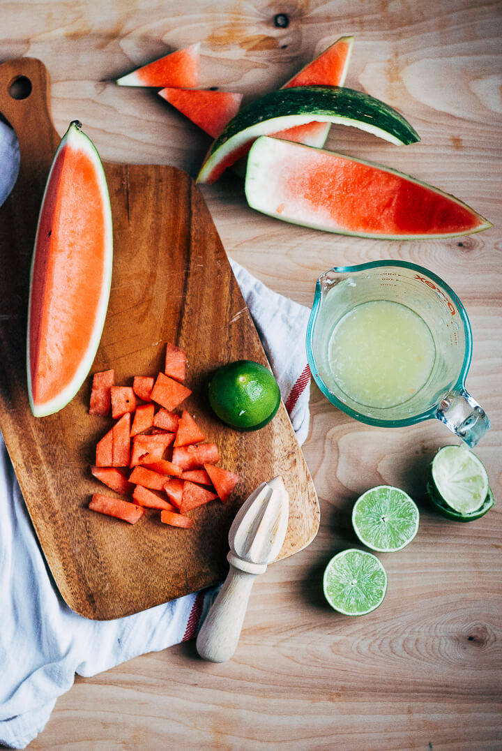 watermelon coolers with ginger and lime // brooklyn supper