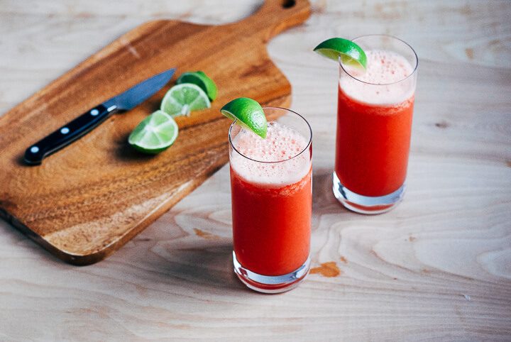 watermelon coolers with ginger and lime // brooklyn supper