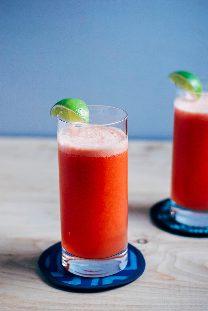 watermelon coolers with ginger and lime // brooklyn supper