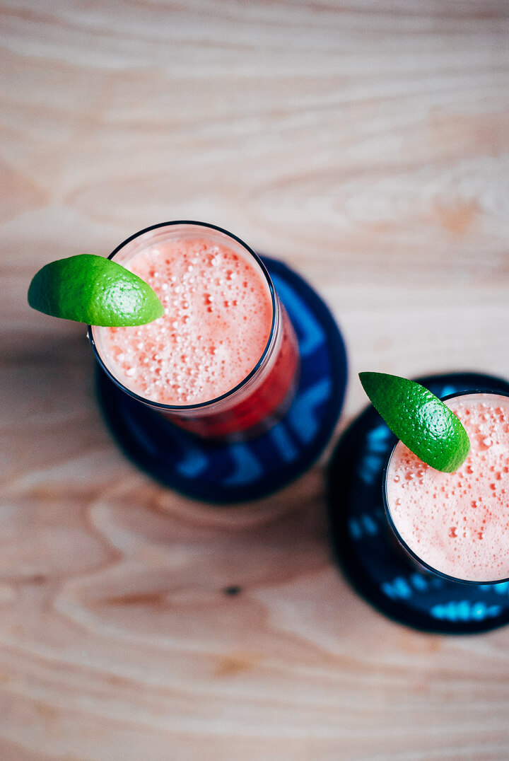 watermelon coolers with ginger and lime // brooklyn supper