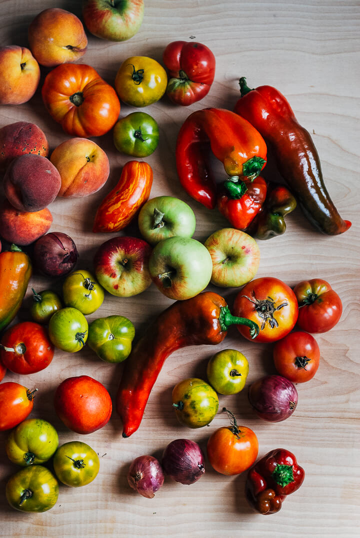 summer produce guide: what to eat right now (mid august) // brooklyn supper